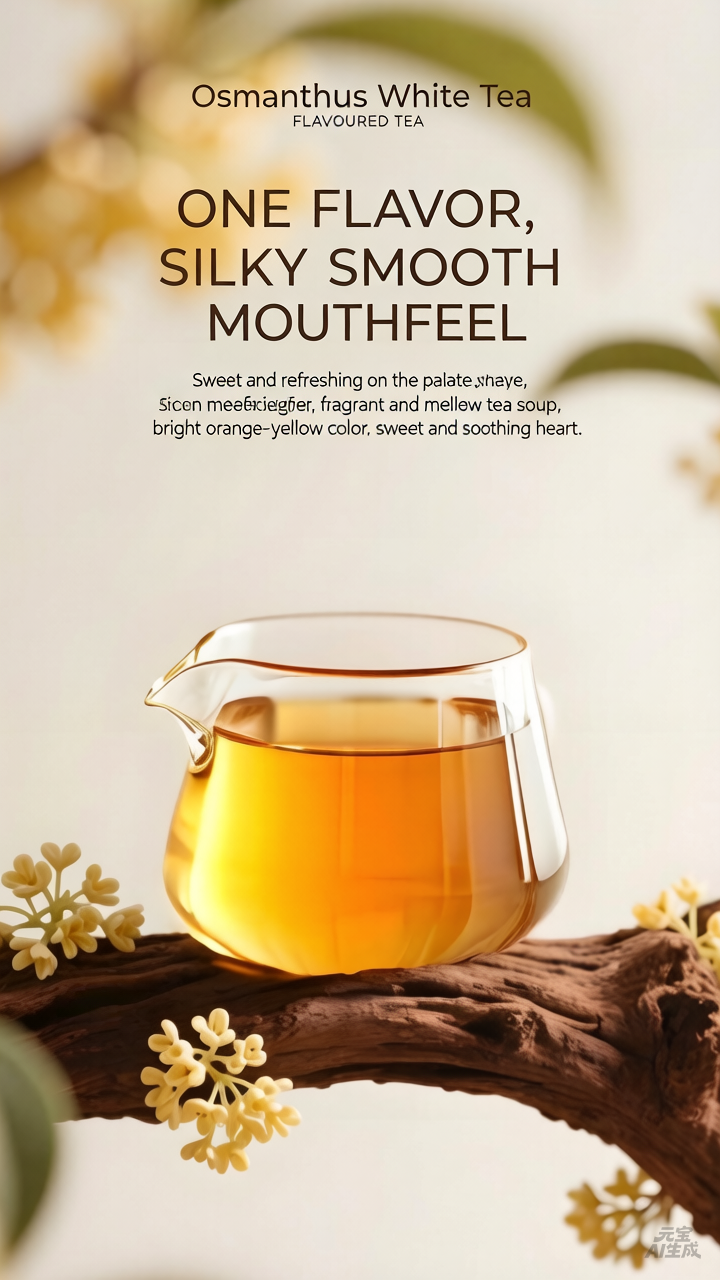 2025 Harvest Osmanthus Gardenia White Tea Cakes, 12×5g (60g/Box) Naturally Scented Sugar-Free Beverage, Daily Hot-Cold Brew Tea for Youth, Daily Tea