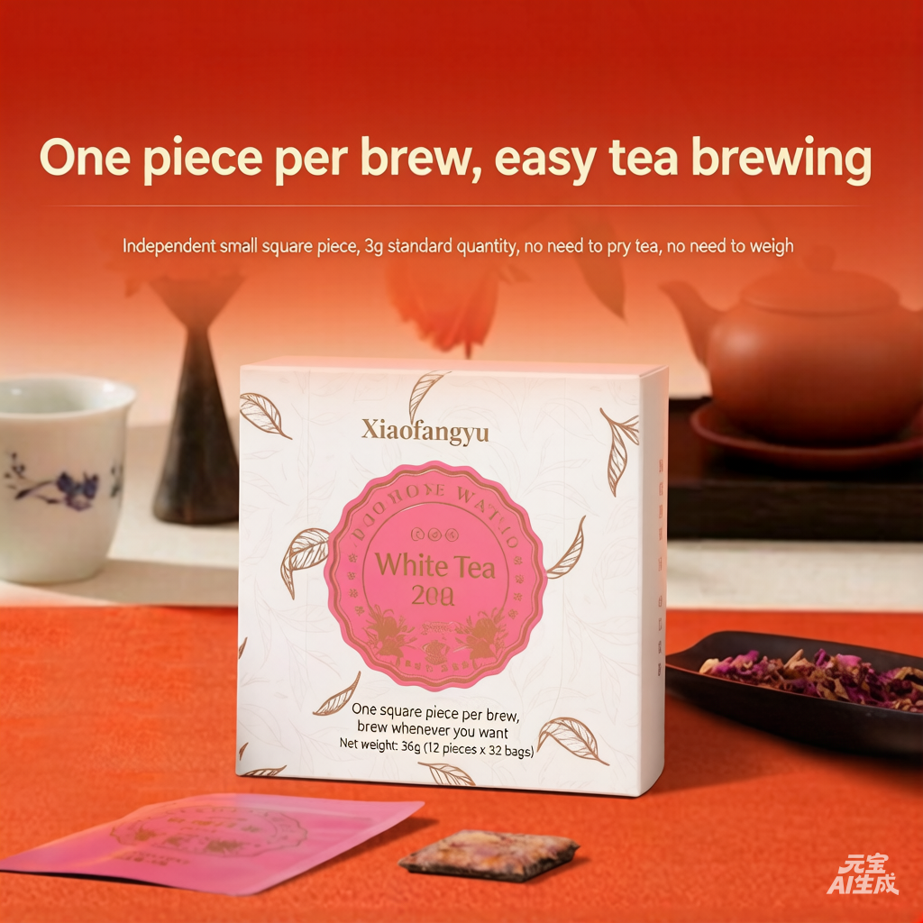 2025 Harvest Collection Rose White Loose Leaf Tea Bags - Organic Beverage Blend, Natural Flower Tea, Sweet Rose Opens the Box First, Real Petals, 3g×12 Pieces (36g Total), Hot & Cold Brewing Suitable, Organic Tea Blend, White Tea