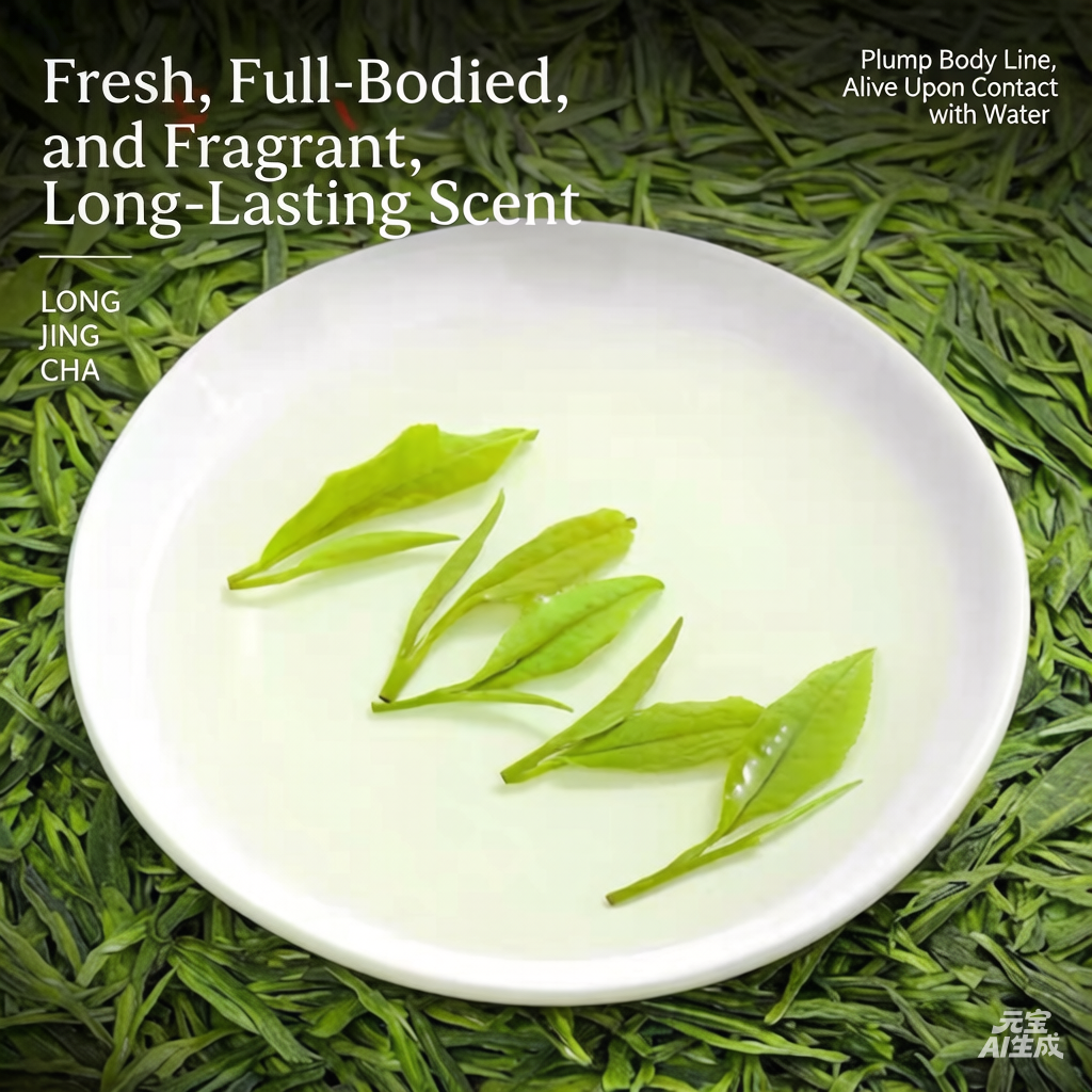 2026 Spring Long Jing (Dragonwell) Premium Chinese Green Tea - Loose Leaf, Unflavored, 100g, Loose Leaf Tea