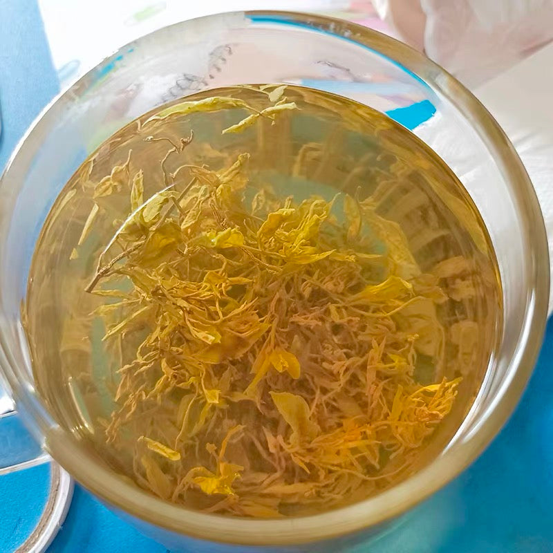 Purple Haze Tea 120g – Zero Caffeine, Zero Sugar, Naturally Sweet Vine Tea. Whole leaf in resealable pouch. Packed with flavonoids for throat comfort & wellness. Smooth, aromatic & calming – your nightly ritual. By Nancy Tea House