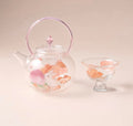Jade Rabbit Glass Tea Infuser Set , High-Borosilicate, Heat-Resistant, with Handle
