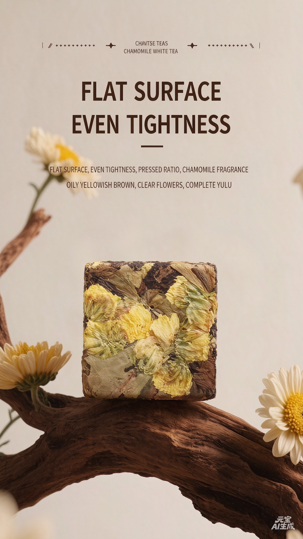 Chrysanthemum White Tea (Compressed Flavored Tea)
