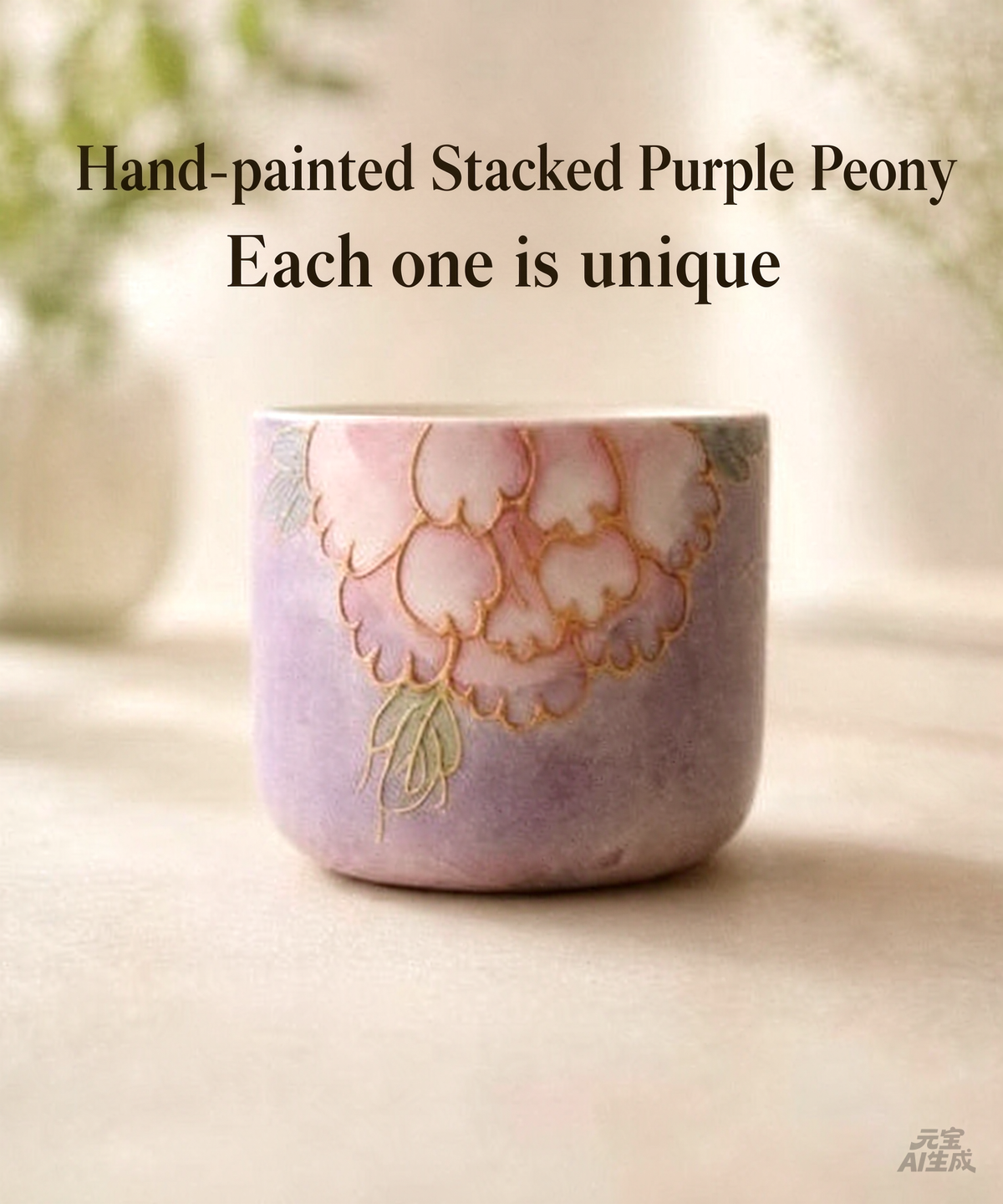 Purple Peony Portable Tea Set — Your Walking Tea Ceremony