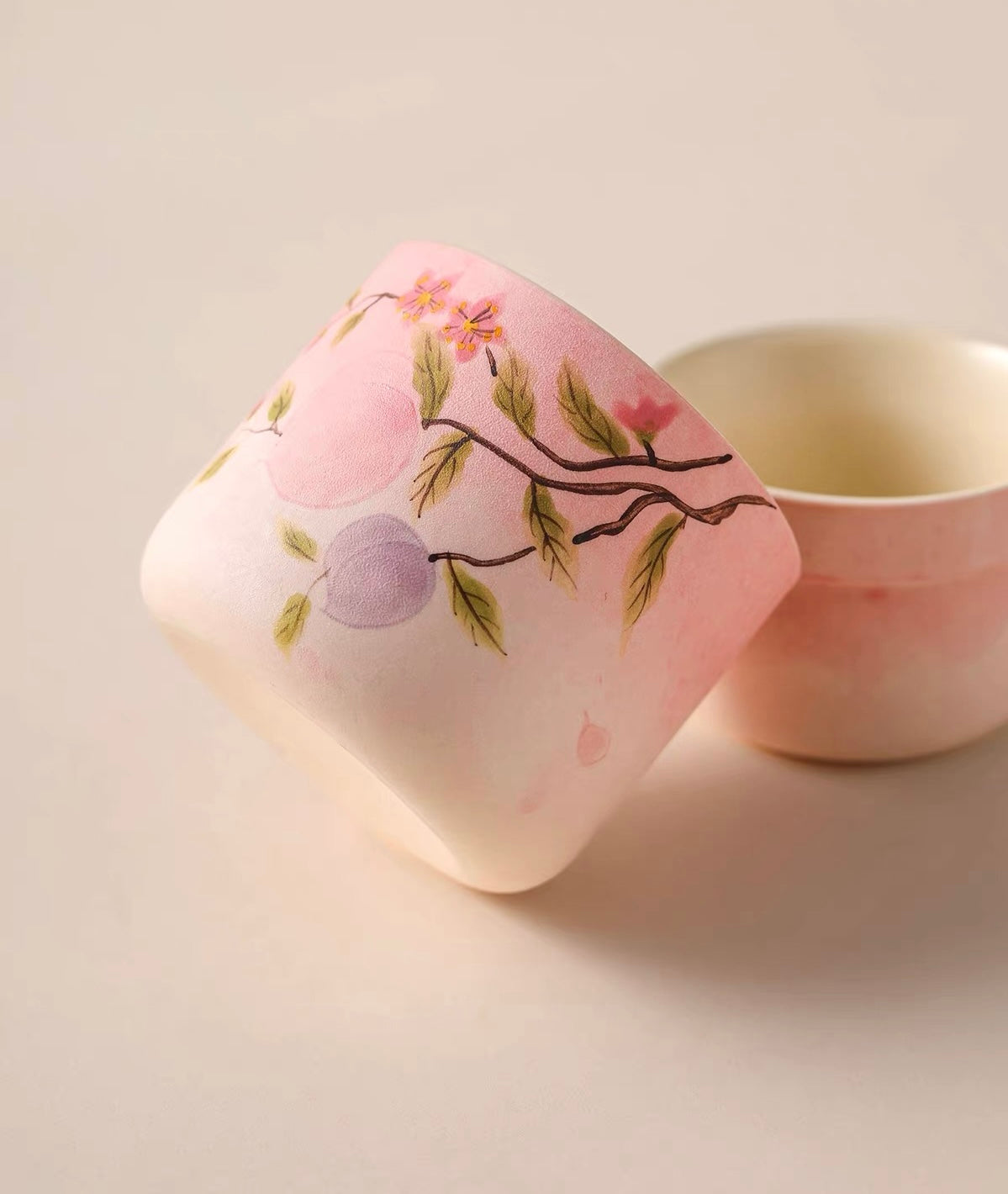 Nancy Tea House Titanium Freedom "Peach & Plum Fragrance" Travel Tea Set
