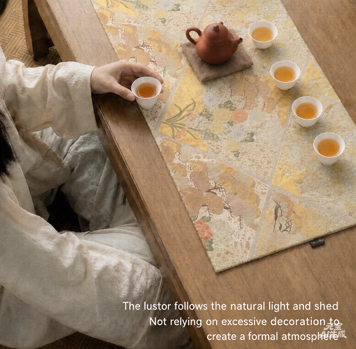 New Chinese Style Song Dynasty Aesthetics  Tea Mat Tea Pad