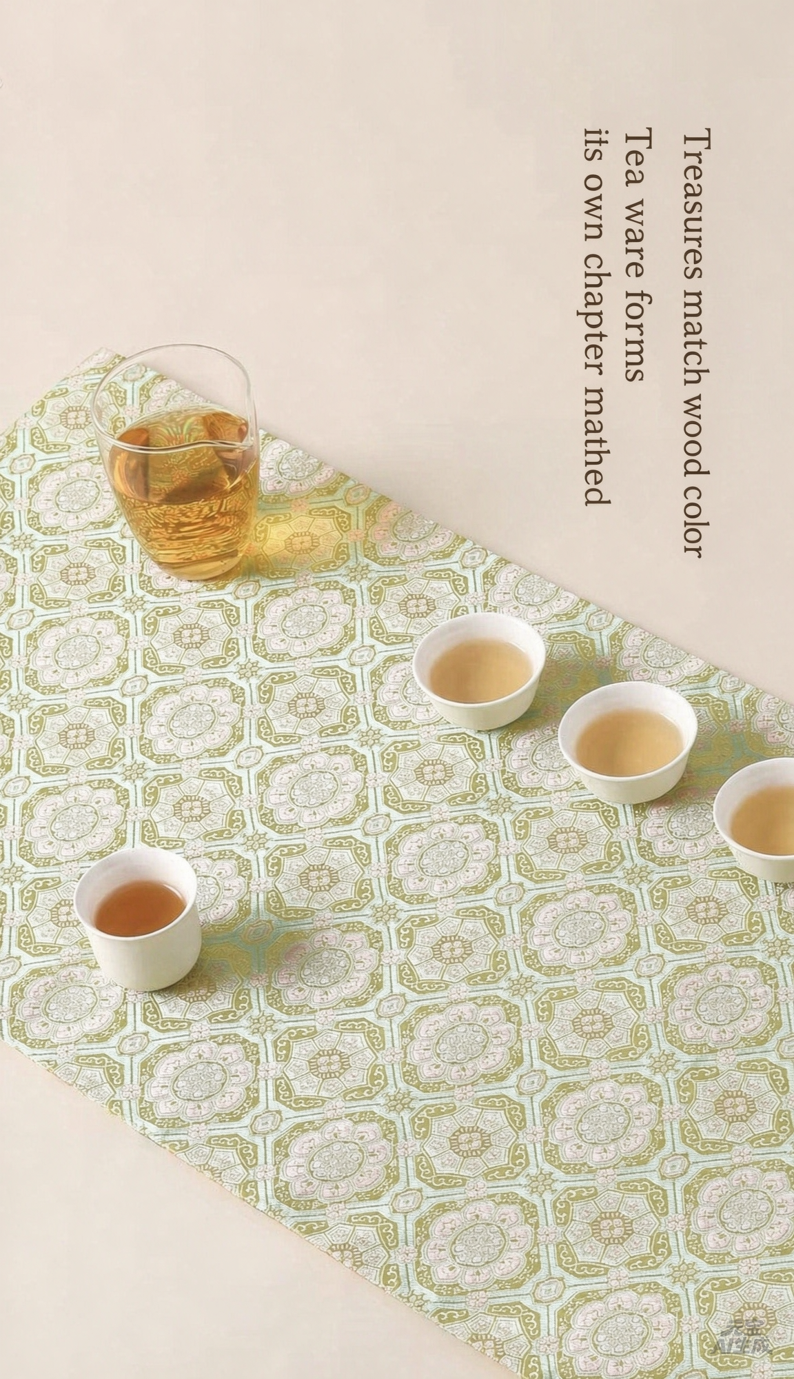 New Chinese Style Song Dynasty Aesthetics  Tea Mat Tea Pad