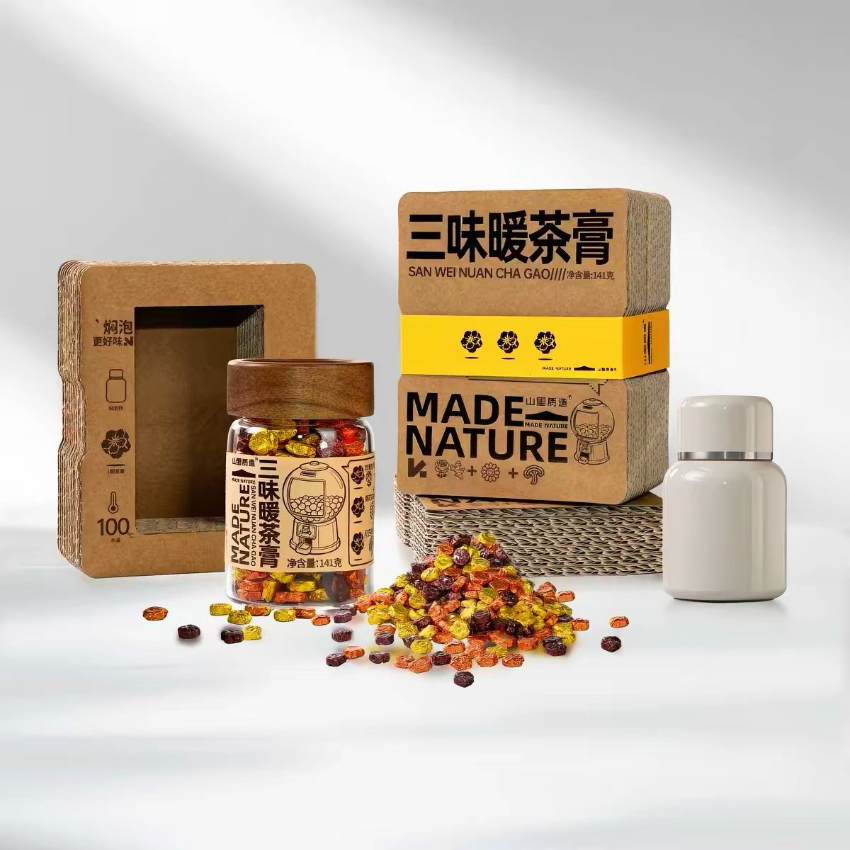 Three-Warmth Tea Paste (San Wei Nuan Cha Gao)