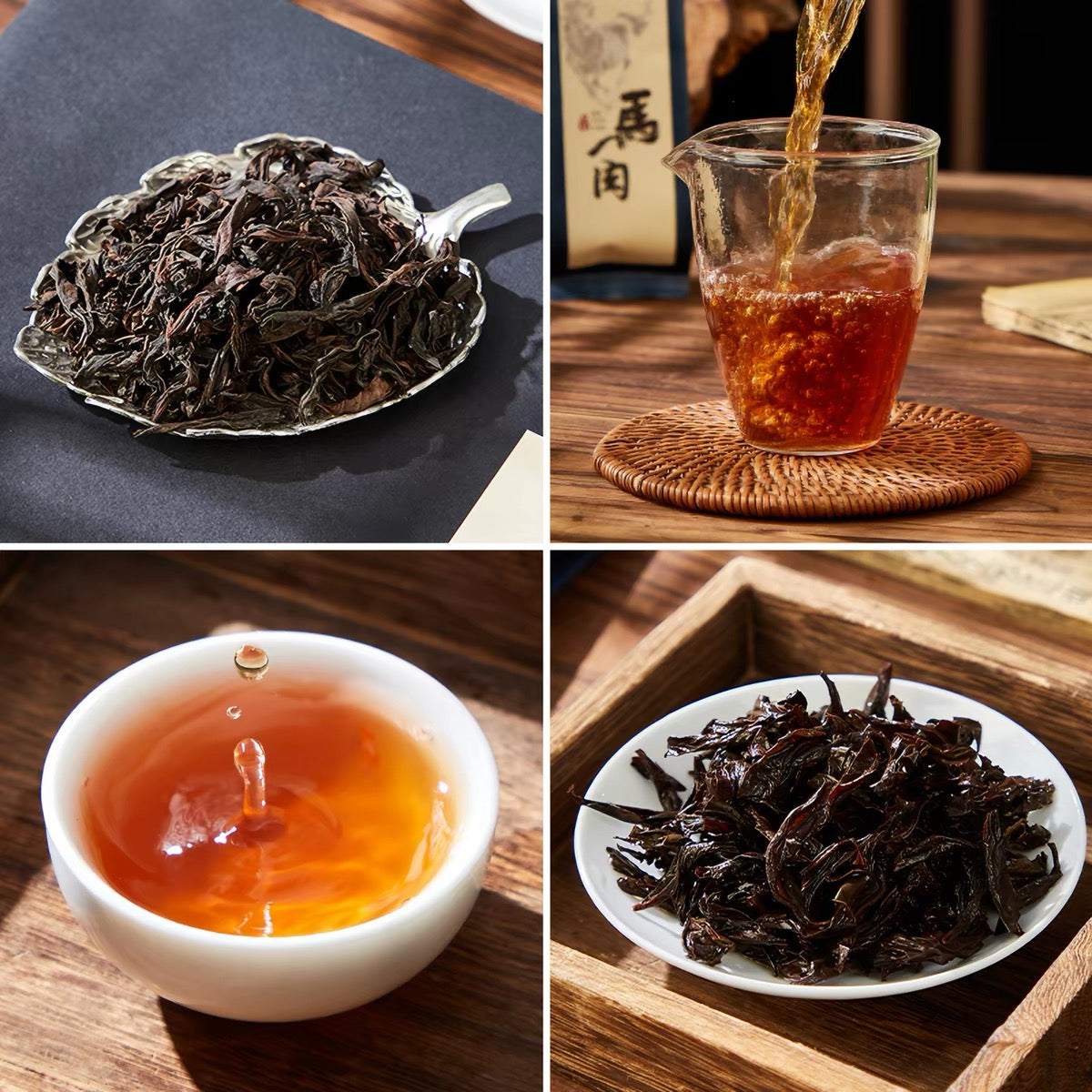 Zhengyan Matouyan Rougui Wuyi Rock Tea - 6 Bags/Box, High Mountain Cinnamon Oolong with Non-Gong Fu Craft