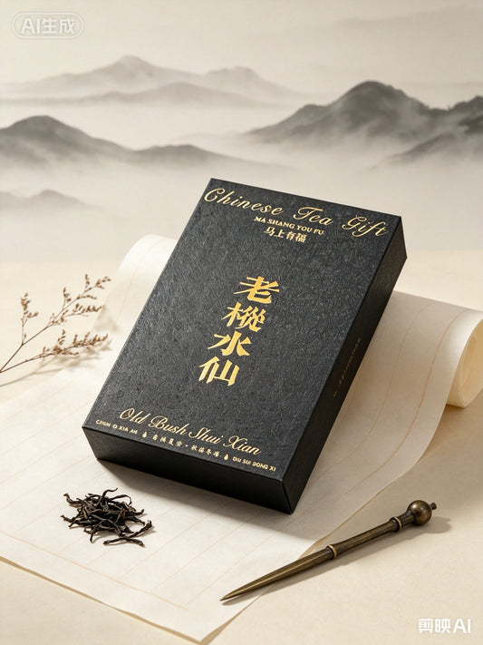 Premium Lao Cong Shui Xian - Hui Yuan Keng Terroir, 6 Individual 8.3g Bags, Rich Woody & Orchid Aroma