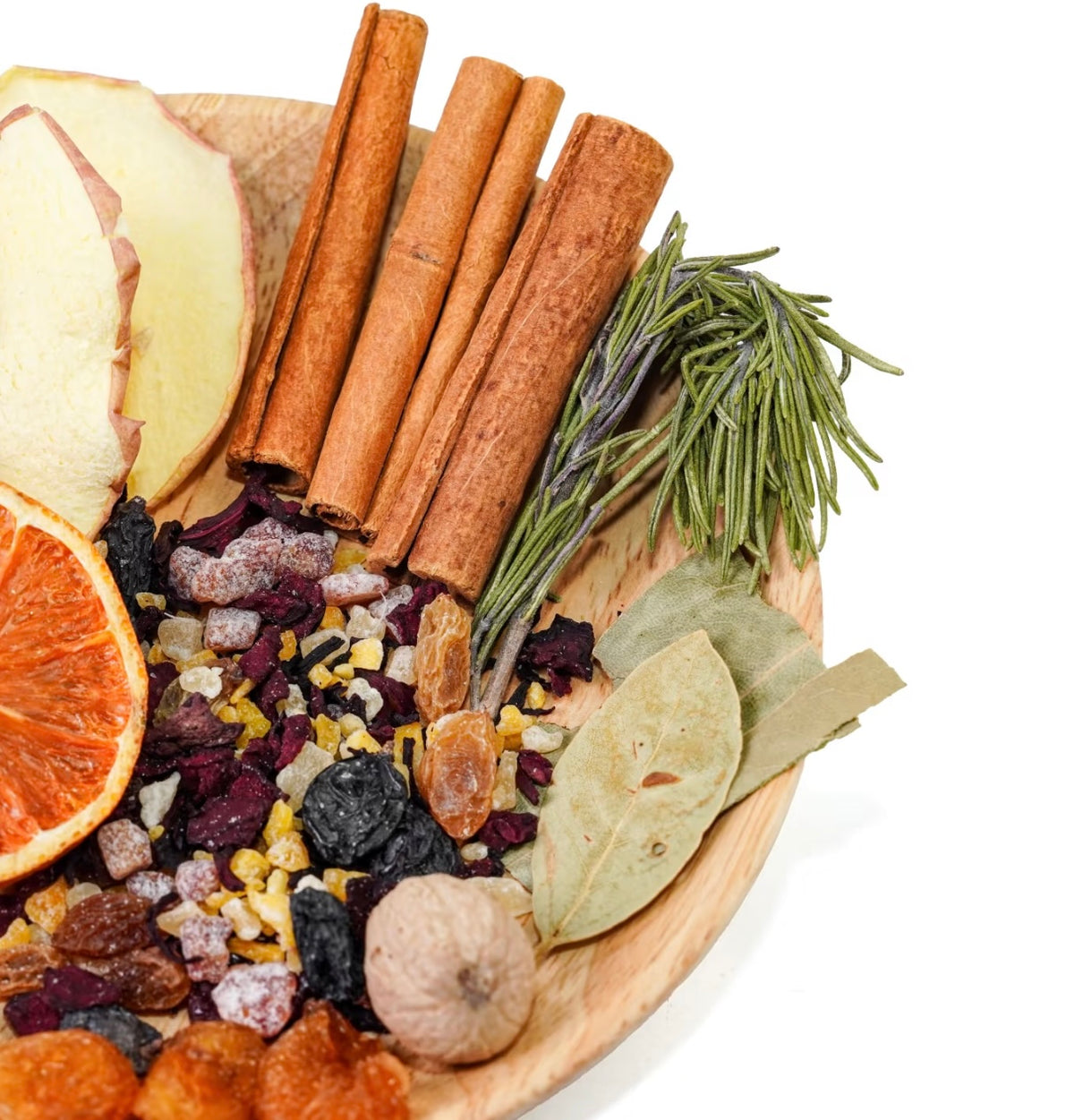 Hot Mulled Wine Flavor Fruit Tea | 15 Natural Botanicals | Winter Wellness Blend