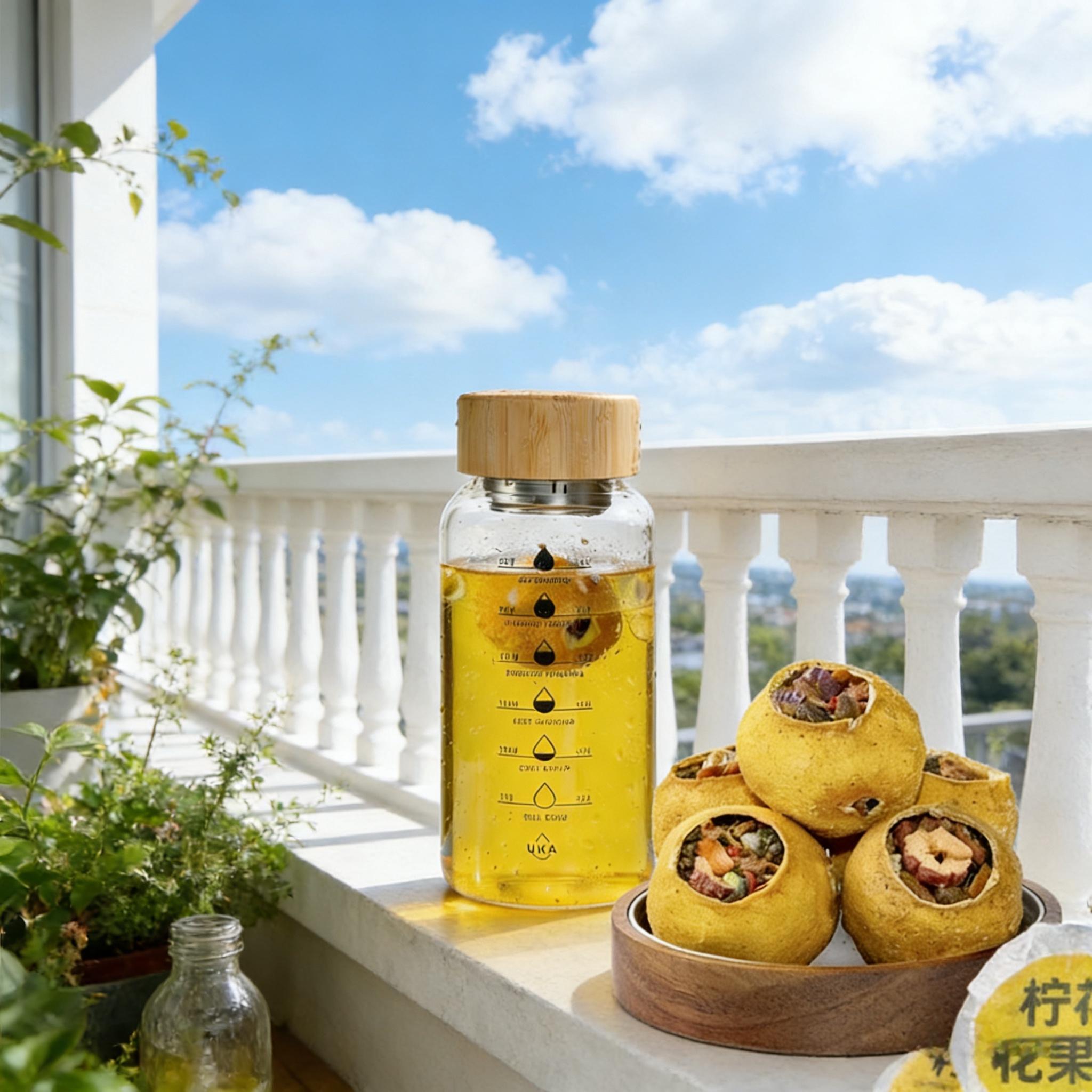 Water Buddy Lemon Flower & Fruit Tea Beverage - 9 Fruit/Flowers, Freeze-Dried, Single Serve, Individual Bags, Refreshing, Sweet & Tangy