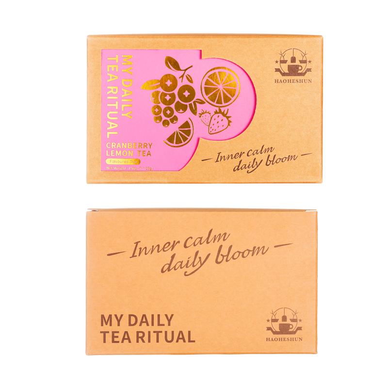 Cranberry Fruit & Herbal Tea Beverage - Clean, Honey-Infused, Vitamin C-Rich Blend (Loose/Tea Bags) for Hydrated Skin, Radiant Natural Glow
