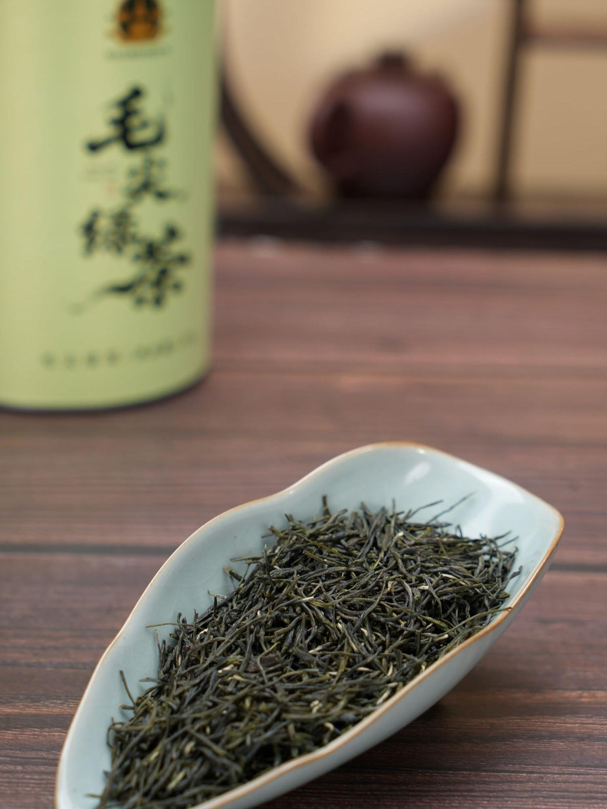 Grade One Daily Green Tea - Lishui Maojian 150g Tin, Premium Loose Tea from Zhejiang's Misty Mountains, Airtight Seal for Long-Lasting Freshness