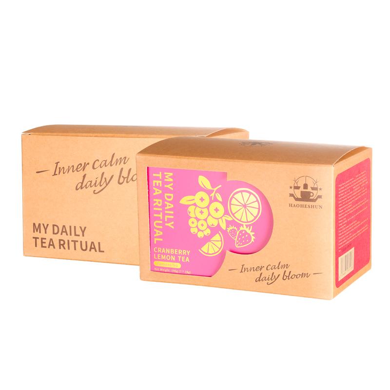 Cranberry Fruit & Herbal Tea Beverage - Clean, Honey-Infused, Vitamin C-Rich Blend (Loose/Tea Bags) for Hydrated Skin, Radiant Natural Glow
